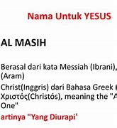 Nama Asli Yesus Dalam Bahasa Aram